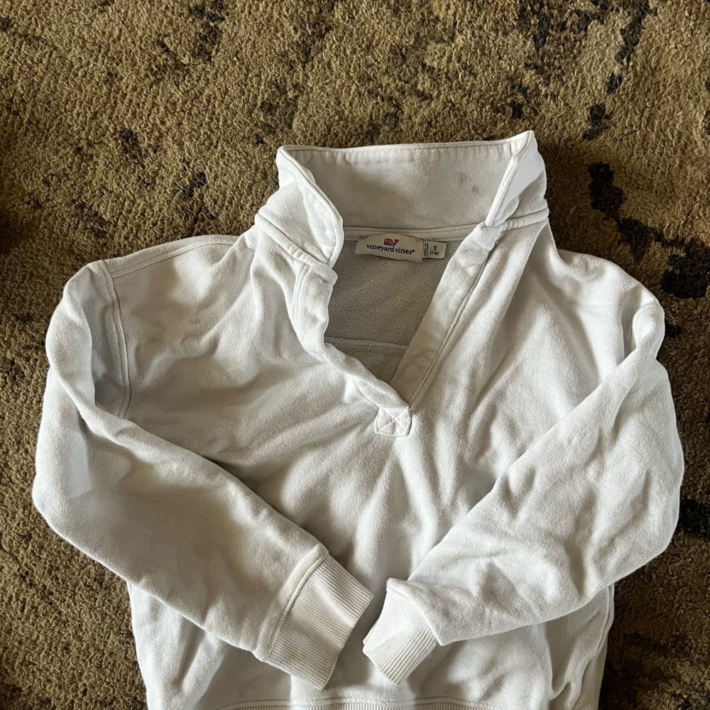 Vineyard Vines White Pullover Sweatshirt
